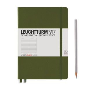 Cover art for Leuchtturm1917 Medium Ruled Notebook Army Hardcover