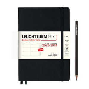 Cover art for Leuchtturm1917 Weekly Planner 2024 18 Months Black