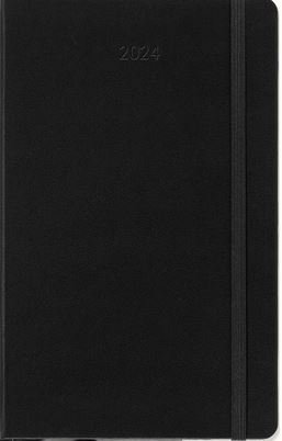 Cover art for Moleskine 2024 12 Month Weekly Diary Hardover Large Black