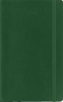 Cover art for Moleskine 2024 12 Month Daily Diary Softcover Large Myrtle Green