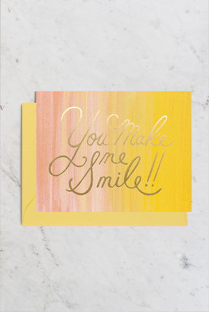 Cover art for You Make Me Smile Single Card