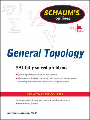 Cover art for Schaums Outline of General Topology