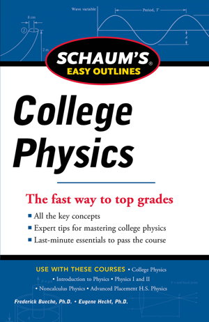 Cover art for Schaum's Easy Outline of College Physics Revised Edition