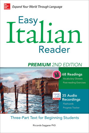 Cover art for Easy Italian Reader Premium A Three-Part Text for Beginning Students