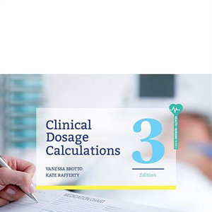 Cover art for Clinical Dosage Calculations with Online Study Tools 36 months