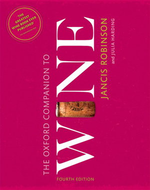 Cover art for Oxford Companion to Wine