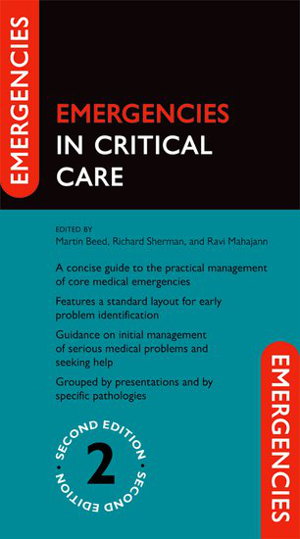 Cover art for Emergencies in Critical Care