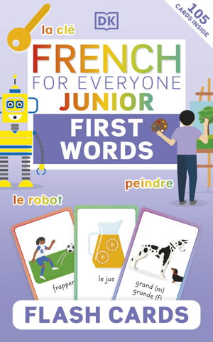 Cover art for French for Everyone Junior First Words Flash Cards