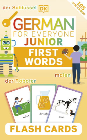 Cover art for German for Everyone Junior First Words Flash Cards