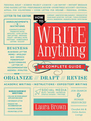 Cover art for How to Write Anything