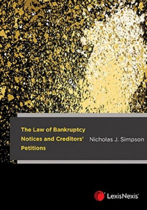 Cover art for Bankruptcy Notes and Creditor's Petitions