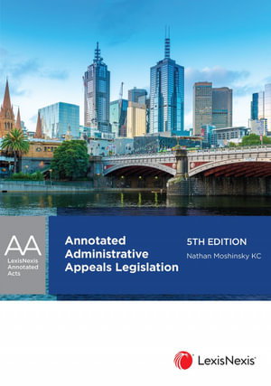 Cover art for Annotated Administrative Appeals Legislation