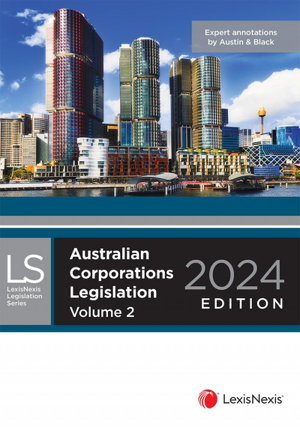 Cover art for Australian Corporations Legislation 2024 (2 Volume Set)