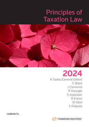 Cover art for Principles of Taxation Law 2024