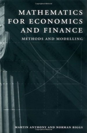 Cover art for Mathematics for Economics and Finance