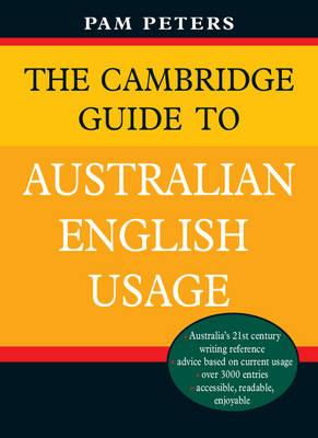 Cover art for Cambridge Guide to Australian English Usage