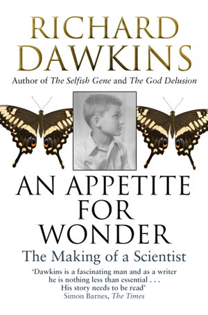 Cover art for An Appetite For Wonder: The Making of a Scientist