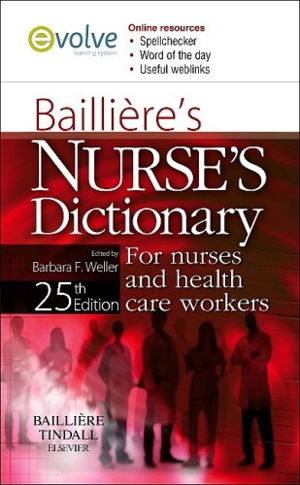 Cover art for Bailliere's Nurses Dictionary