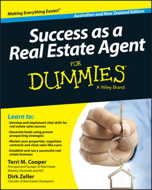 Cover art for Success as a Real Estate Agent for Dummies, Australian & New Zealand Edition