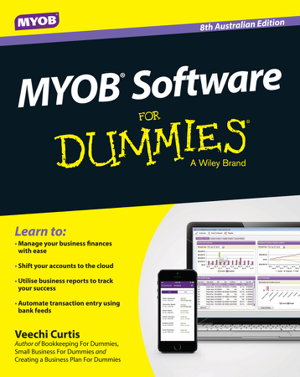 Cover art for MYOB Software For Dummies 8th Australian Edition