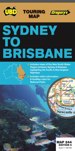Cover art for Sydney to Brisbane Map 244 6th ed