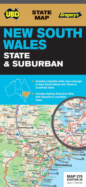 Cover art for NSW State & Suburban Map 270 26th ed