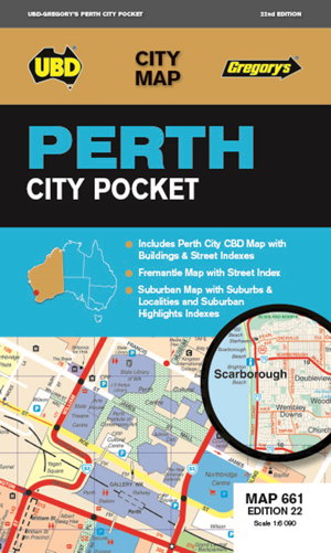 Cover art for Perth City Pocket Map 661 22nd ed