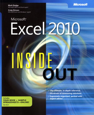 Cover art for Excel 2010 Inside Out