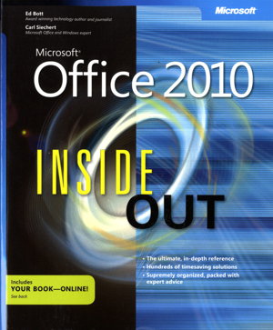 Cover art for Microsoft Office 2010 Inside Out