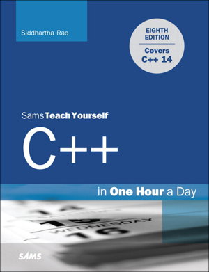 Cover art for C++ in One Hour a Day, Sams Teach Yourself