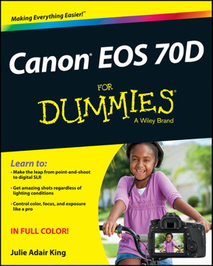 Cover art for Canon EOS 70D For Dummies