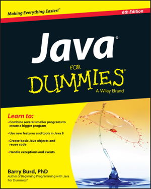 Cover art for Java for Dummies