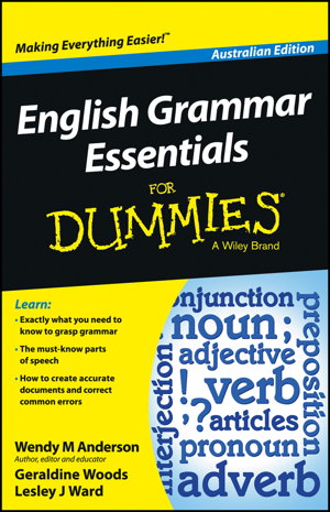 Cover art for English Grammar Essentials for Dummies Australian Edition