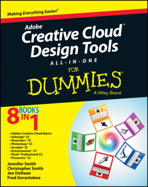 Cover art for Adobe Creative Cloud Design Tools All-in-One For Dummies