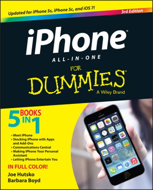 Cover art for IPhone All-in-One For Dummies