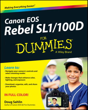 Cover art for Canon EOS Rebel SL1 100D For Dummies
