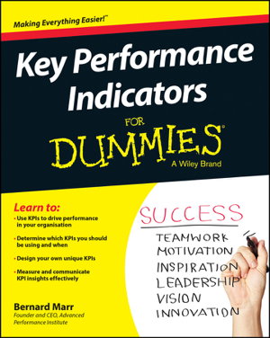 Cover art for Key Performance Indicators For Dummies