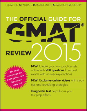 Cover art for The Official Guide for Gmat (R) Review 2015 with Online Question Bank and Exclusive Video