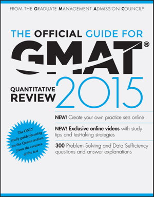 Cover art for The Official Guide for GMAT Quantitative Review 2015 With