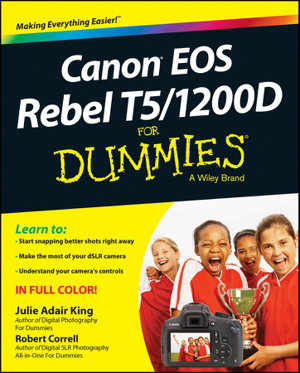 Cover art for Canon Eos Rebel T5 1200D for Dummies