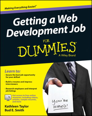 Cover art for Getting a Web Development Job For Dummies