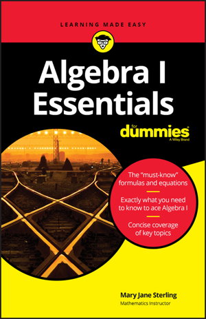 Cover art for Algebra I Essentials For Dummies