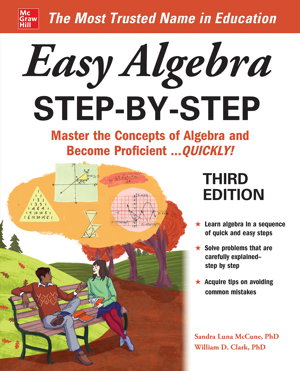 Cover art for Easy Algebra Step-by-Step, Third Edition
