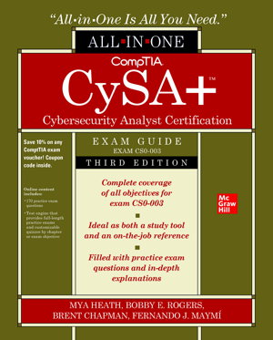 Cover art for CompTIA CySA+ Cybersecurity Analyst Certification All-in-One Exam Guide, Third Edition (Exam CS0-003)