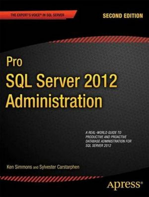 Cover art for Pro SQL Server 2012 Administration