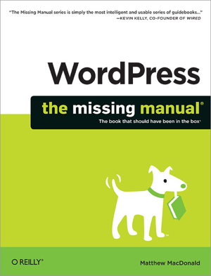 Cover art for WordPress: The Missing Manual