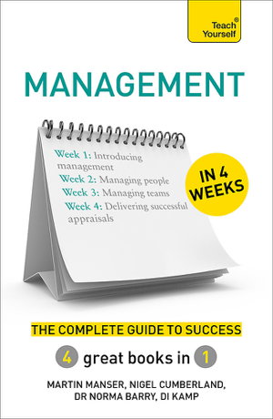Cover art for Management in 4 Weeks