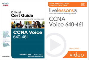 Cover art for CCNA Voice 640-461 Official Cert Guide and LiveLessons Bundle