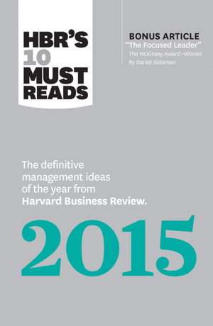 Cover art for HBR's 10 Must Reads 2015
