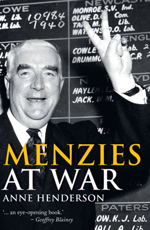 Cover art for Menzies at War
